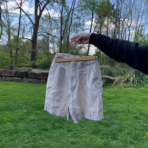 Vintage linen banana republic shorts